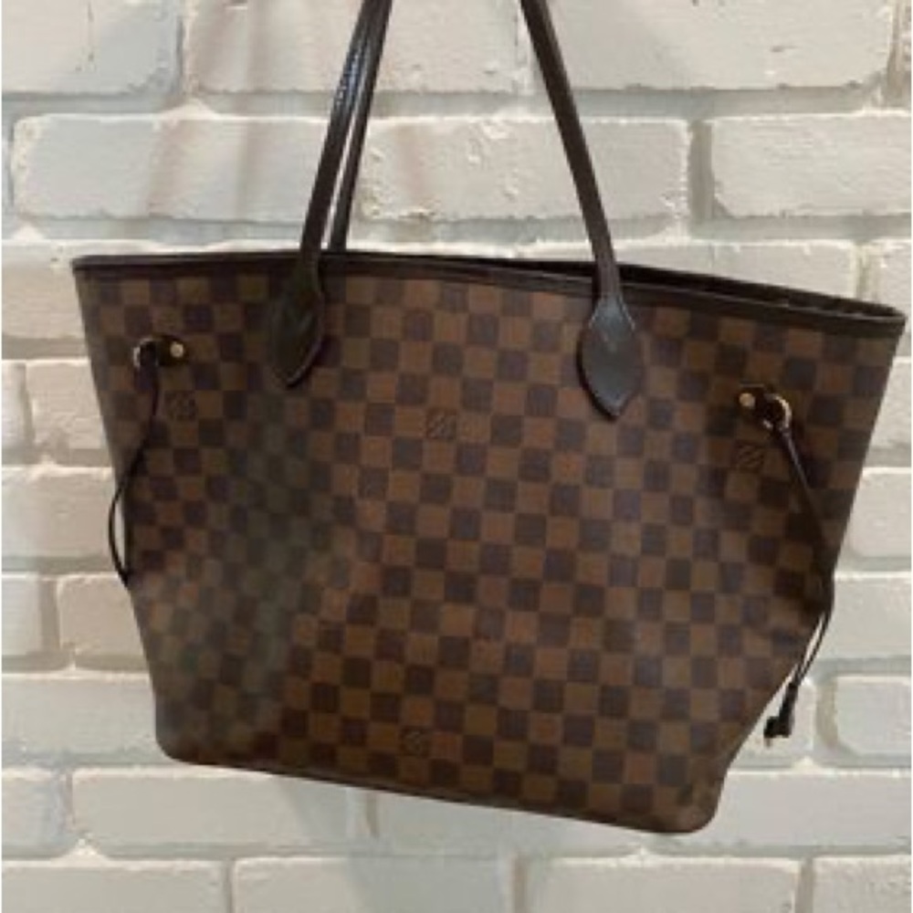 Louis Vuitton Damier Ebene Neverfull MM Tote